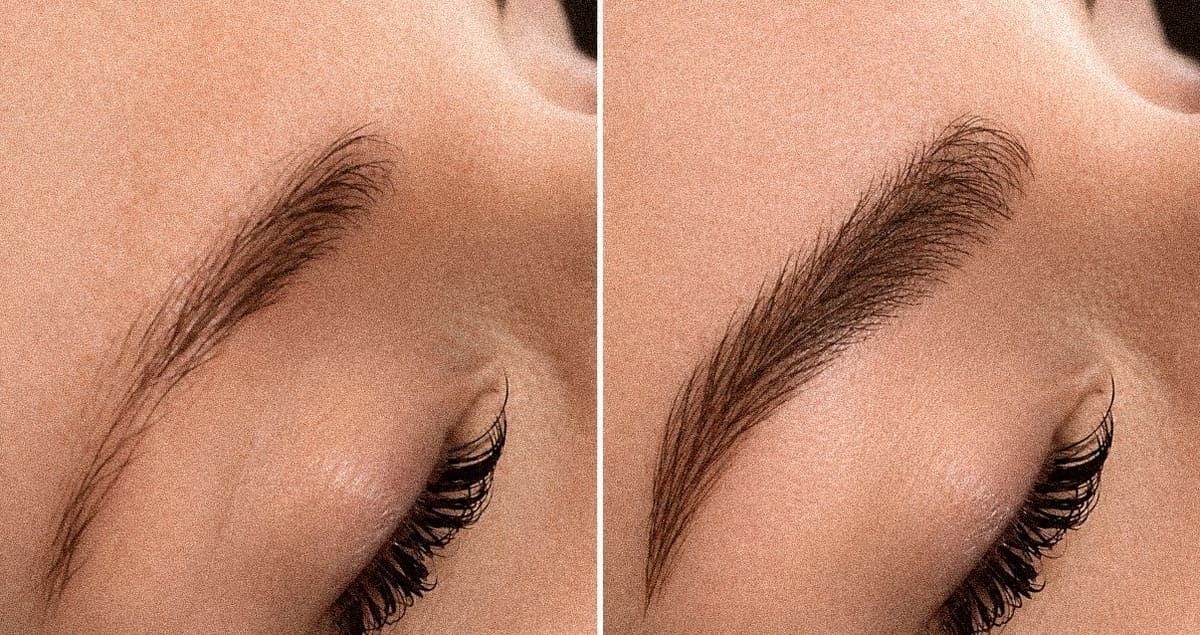 Härchentechnik Vorher / Nachher – SURI BEAUTY Innsbruck