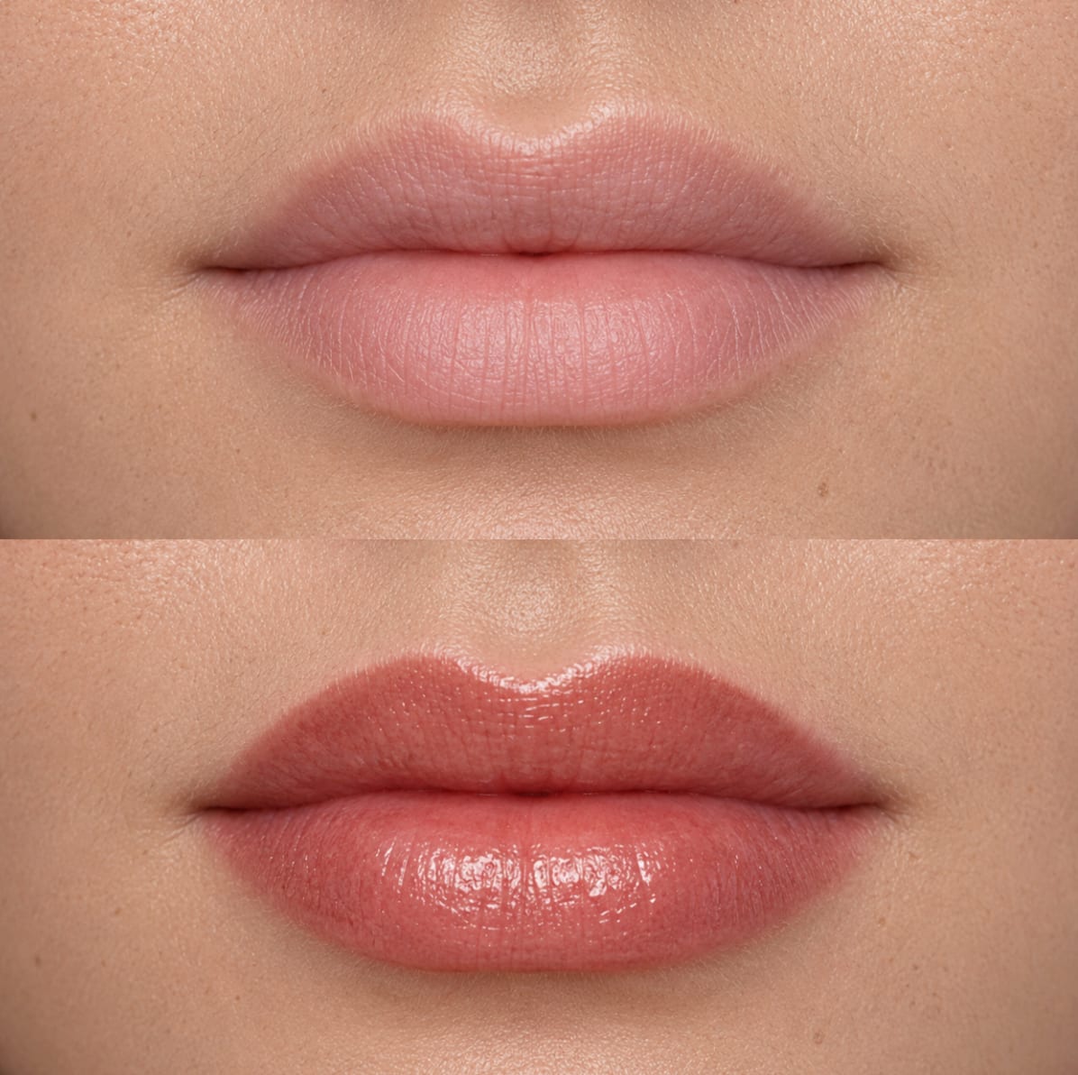 Permanent Make-up Lippenpigmentierung Vorher Nachher Innsbruck